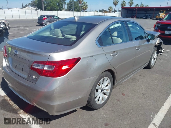 2016 Subaru Legacy Premium with VIN 4S3BNAD60G3029425, listed as a IAAI auction lot 42339408 with 74,900 mi miles and . Bid and sale history available at DreamBid. Image 4.