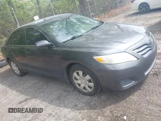 2011 Toyota Camry LE with VIN 4T1BF3EK6BU129757, listed as a IAAI auction lot 42021600 with 297,220 mi miles. Bid and sale history available at carsss.com. Image 1.