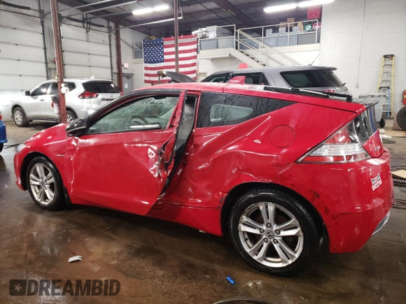 2012 Honda CR-Z EX with VIN JHMZF1D66CS000375, listed as a Copart auction lot 44152365 with 83,037 mi miles and Salvage Title. Bid and sale history available at carsss.com. Image 2.