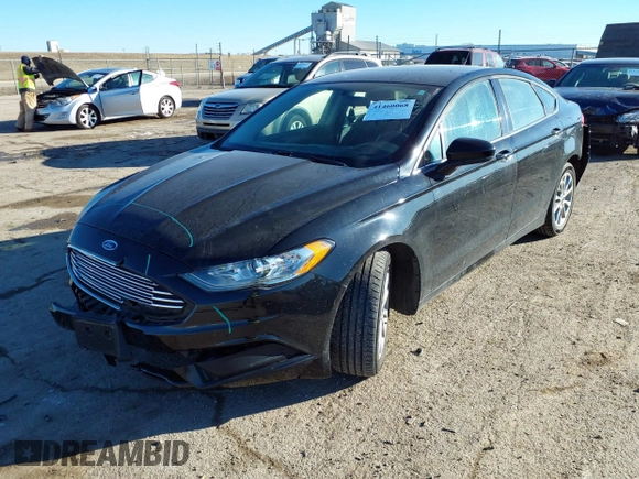 2017 Ford Fusion SE with VIN 3FA6P0H72HR396344, listed as a IAAI auction lot 41460068 with 56,502 mi miles. Bid and sale history available at carsss.com. Image 20.