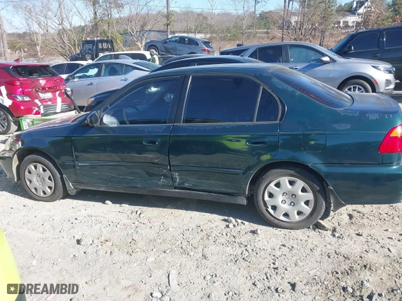 1999 Honda Civic VP with VIN 2HGEJ6616XH515145, listed as a IAAI auction lot 41299003 with 209,375 mi miles. Bid and sale history available at carsss.com. Image 14.