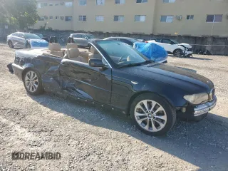 2006 BMW 3 Series 330Ci with VIN WBABW53446PZ40172, listed as a Copart auction lot 50737615 with 120,332 mi miles and Salvage Title. Bid and sale history available at carsss.com. Image 4.