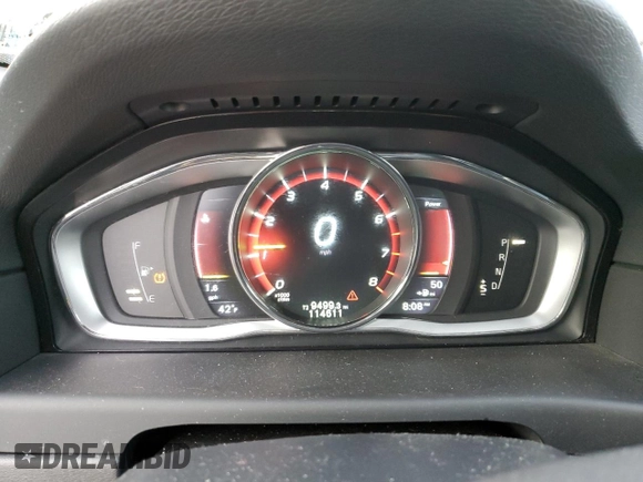 2016 Volvo S80 T5 Drive-E with VIN YV140MAK2G1197244, listed as a Copart auction lot 48827245 with 114,611 mi miles and Salvage Title. Bid and sale history available at carsss.com. Image 9.
