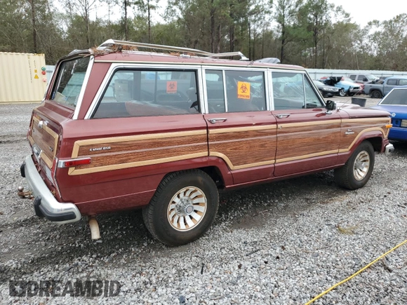 1986 Jeep Grand Wagoneer z VIN 1JCNJ15U6GT029563, wystawiony jako Copart lot #78917364 z przebiegiem 115 025 mil mil oraz Szkoda całkowita • Salvage title. Historia ofert i sprzedaży dostępna na DreamBid. Obrazek 3.