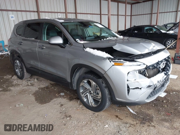 2021 Hyundai Santa Fe SE with VIN 5NMS14AJ4MH330556, listed as a IAAI auction lot 41297743 with 101,156 mi miles. Bid and sale history available at carsss.com. Image 1.