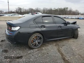 2022 BMW 3 Series M340i xDrive with VIN 3MW5U9J03N8C25391, listed as a Copart auction lot 41496935 with 41,912 mi miles and Salvage Title. Bid and sale history available at carsss.com. Image 3.
