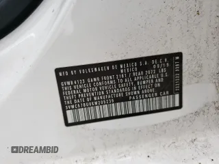 2019 Volkswagen Jetta S with VIN 3VWC57BU0KM205239, listed as a Copart auction lot 61023915 with 77,089 mi miles and Salvage title. Bid and sale history available at DreamBid. Image 12.