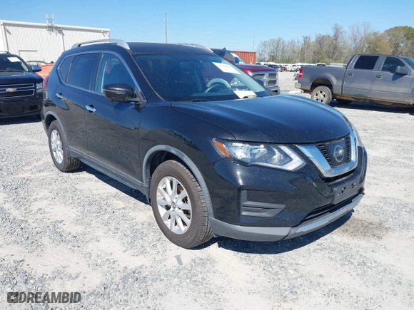 2017 Nissan Rogue S with VIN KNMAT2MV2HP600714, listed as a IAAI auction lot 41823063 with 158,902 mi miles. Bid and sale history available at carsss.com. Image 1.