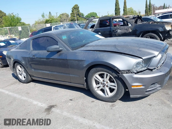 2014 Ford Mustang V6 with VIN 1ZVBP8AM9E5210284, listed as a IAAI auction lot 41957298 with 108,579 mi miles. Bid and sale history available at carsss.com. Image 13.