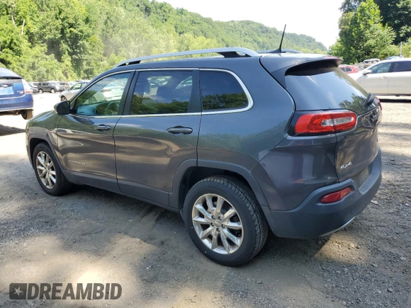 2016 Jeep Cherokee Limited z VIN 1C4PJMDB0GW172308, wystawiony jako Copart lot #62772855 z przebiegiem 146 834 mil mil oraz Czysty tytuł • Clean title. Historia ofert i sprzedaży dostępna na DreamBid. Obrazek 2.
