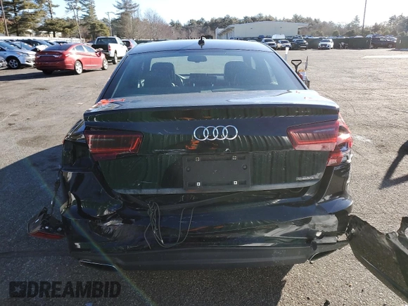 2017 Audi A6 Premium Plus with VIN WAUG8AFCXHN047689, listed as a Copart auction lot 43211325 with 130,169 mi miles and Salvage Title. Bid and sale history available at carsss.com. Image 6.