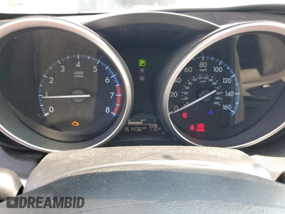 2012 Mazda 3 i Grand Touring with VIN JM1BL1W83C1638163, listed as a Copart auction lot 65781995 with 161,436 mi miles and Salvage title. Bid and sale history available at DreamBid. Image 9.