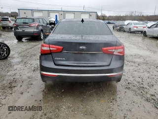 2016 Kia Cadenza Premium with VIN KNALN4D76G5211243, listed as a Copart auction lot 81663394 with 123,177 mi miles and Salvage Title. Bid and sale history available at carsss.com. Image 6.