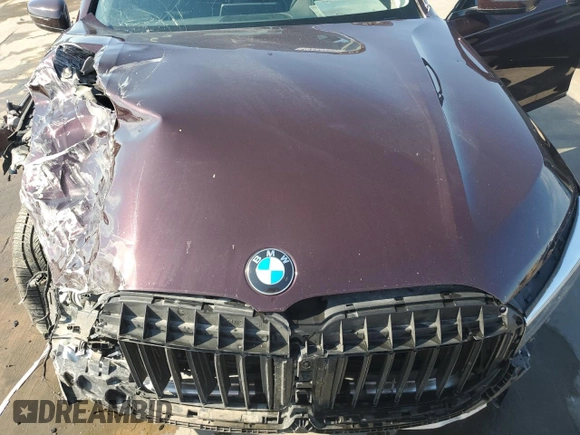 2020 BMW 7 Series 740i with VIN WBA7T2C05LCD70988, listed as a Copart auction lot 63090583 with 0 mi miles. Bid and sale history available at carsss.com. Image 11.