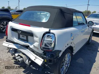 2024 MINI Convertible Cooper S with VIN WMW43DL02R3S02567, listed as a IAAI auction lot 42565738 with 22,916 mi miles and . Bid and sale history available at DreamBid. Image 4.