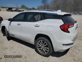 2022 GMC Terrain Denali with VIN 3GKALXEV2NL226743, listed as a Copart auction lot 50572075 with 19,390 mi miles and Salvage title. Bid and sale history available at DreamBid. Image 2.