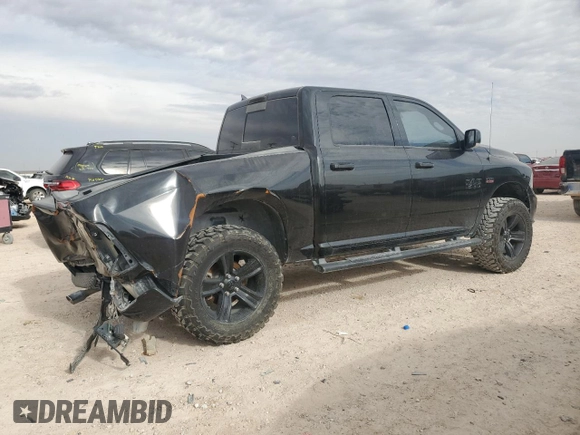 2016 Ram 1500 Sport with VIN 1C6RR6MT1GS164450, listed as a Copart auction lot 86756004 with 88,678 mi miles and Salvage Title. Bid and sale history available at carsss.com. Image 3.