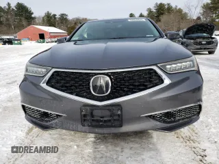2020 Acura TLX with VIN 19UUB2F33LA001930, listed as a Copart auction lot 44854855 with 55,429 mi miles and Salvage Title. Bid and sale history available at carsss.com. Image 5.