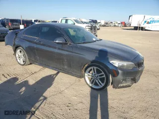2017 BMW 2 Series 230i with VIN WBA2F9C53HV664212, listed as a Copart auction lot 45581375 with 60,132 mi miles and Salvage Title. Bid and sale history available at carsss.com. Image 4.