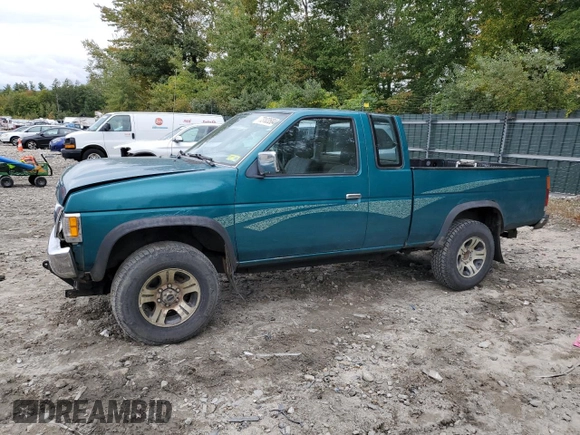 1997 Nissan Frontier XE with VIN 1N6SD16Y0VC329686, listed as a Copart auction lot 73103584 with 105,657 mi miles and Salvage title. Bid and sale history available at DreamBid. Image 1.