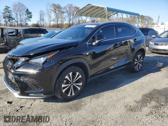 2021 Lexus NX with VIN JTJSARDZ1M2255492, listed as a Copart auction lot 82323924 with 48,211 mi miles and Salvage Title. Bid and sale history available at carsss.com. Image 1.