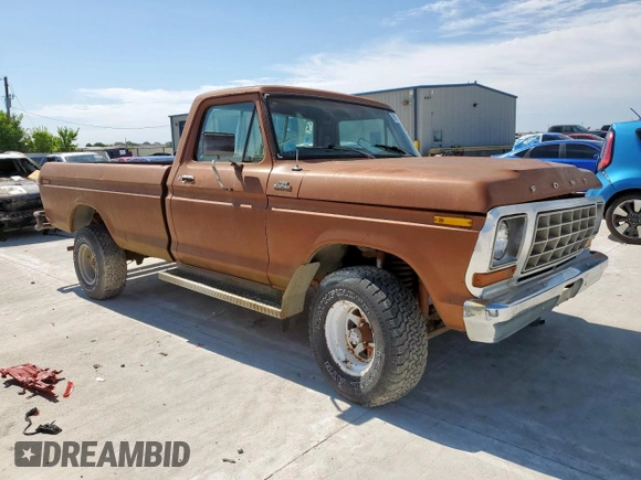 1978 Ford F-150 with VIN F14HRCG4756, listed as a Copart auction lot 59970475 with 55,026 mi miles and Clean title. Bid and sale history available at DreamBid. Image 4.