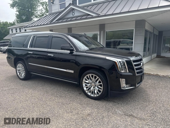 2015 Cadillac Escalade ESV Premium z VIN 1GYS4JKJ1FR272533, wystawiony jako IAAI lot #42461108 z przebiegiem 227 892 mil mil oraz . Historia ofert i sprzedaży dostępna na DreamBid. Obrazek 1.