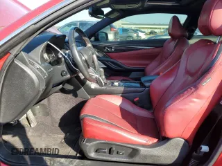 2020 Infiniti Q60 Red Sport 400 with VIN JN1FV7EL3LM460437, listed as a Copart auction lot 78080804 with 55,518 mi miles and Clean title. Bid and sale history available at DreamBid. Image 7.