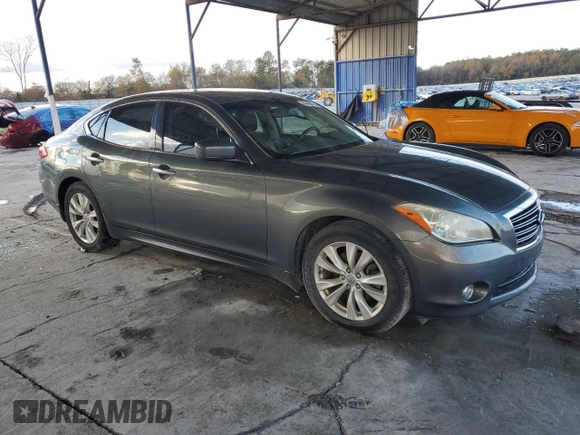 2011 Infiniti M with VIN JN1BY1AP7BM321616, listed as a Copart auction lot 84490004 with 168,029 mi miles and Salvage Title. Bid and sale history available at carsss.com. Image 4.