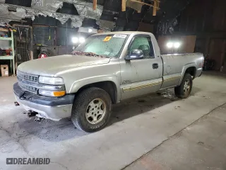 2001 Chevrolet Silverado 1500 with VIN 1GCEK14V91E250112, listed as a Copart auction lot 74664144 with 0 mi miles and Clean Title. Bid and sale history available at carsss.com. Image 1.