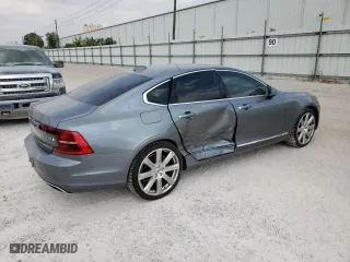 2017 Volvo S90 Inscription with VIN YV1A22ML5H1007346, listed as a Copart auction lot 43283223 with 73,638 mi miles. Bid and sale history available at carsss.com. Image 3.