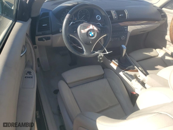 2012 BMW 1 Series 128i with VIN WBAUP7C52CVP23334, listed as a Copart auction lot 80547784 with 87,609 mi miles and Salvage Title. Bid and sale history available at carsss.com. Image 8.