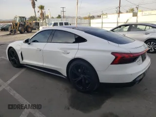 2022 Audi e-tron GT Premium Plus z VIN WAUFJBFWXN7008620, wystawiony jako Copart lot #79578044 z przebiegiem 25 026 mil mil oraz Szkody całkowita. Historia ofert i sprzedaży dostępna na DreamBid. Obrazek 2.