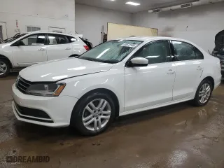 2017 Volkswagen Jetta 1.4T S with VIN 3VW2B7AJ8HM319400, listed as a Copart auction lot 50572105 with 128,317 mi miles and Clean Title. Bid and sale history available at carsss.com. Image 1.