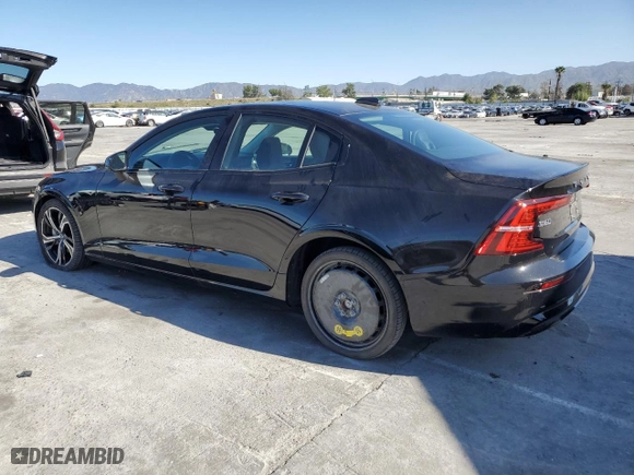 2024 Volvo S60 Plus Dark Theme with VIN 7JRL12TL3RG299436, listed as a Copart auction lot 49722185 with 15,404 mi miles and Salvage Title. Bid and sale history available at carsss.com. Image 2.
