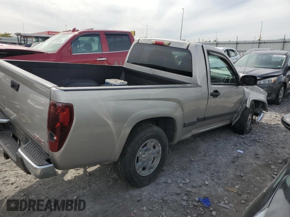 2007 GMC Canyon SLE1 with VIN 1GTCS14E978163700, listed as a Copart auction lot 69097554 with 0 mi miles and Salvage Title. Bid and sale history available at carsss.com. Image 3.
