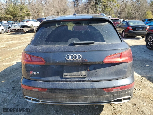 2019 Audi SQ5 Premium Plus with VIN WA1B4AFY8K2112322, listed as a Copart auction lot 47419445 with 97,717 mi miles and Salvage Title. Bid and sale history available at carsss.com. Image 6.