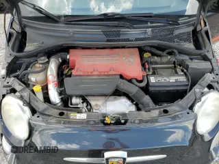 2013 FIAT 500 Abarth with VIN 3C3CFFFH9DT611251, listed as a Copart auction lot 51603025 with 62,190 mi miles and Salvage title. Bid and sale history available at DreamBid. Image 12.