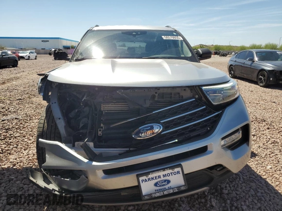 2021 Ford Explorer XLT with VIN 1FMSK7DHXMGB33126, listed as a Copart auction lot 50570655 with 61,894 mi miles and Salvage Title. Bid and sale history available at carsss.com. Image 5.