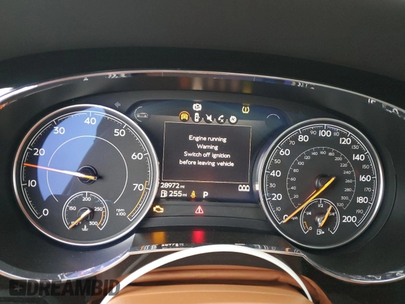 2019 Bentley Bentayga V8 z VIN SJAAM2ZV3KC027120, wystawiony jako Copart lot #83595274 z przebiegiem 28 972 mil mil oraz Szkoda całkowita • Salvage title. Historia ofert i sprzedaży dostępna na DreamBid. Obrazek 9.