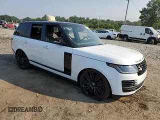 2020 Land Rover Range Rover P525 HSE with VIN SALGS2SEXLA578157, listed as a Copart auction lot 60803015 with 79,716 mi miles and Salvage title. Bid and sale history available at DreamBid. Image 4.