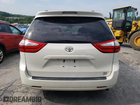 2017 Toyota Sienna XLE with VIN 5TDDZ3DC0HS169103, listed as a Copart auction lot 63275325 with 311,578 mi miles and Salvage title. Bid and sale history available at DreamBid. Image 6.