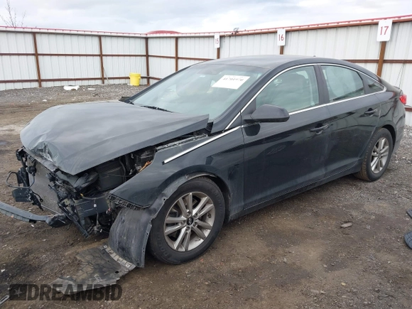 2017 Hyundai Sonata 2.4L with VIN 5NPE24AF5HH446864, listed as a IAAI auction lot 41701970 with 130,302 mi miles and . Bid and sale history available at carsss.com. Image 17.