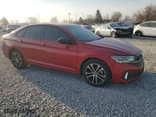2024 Volkswagen Jetta Sport with VIN 3VWBM7BU7RM006830, listed as a Copart auction lot 48737215 with 15,083 mi miles and Salvage Title. Bid and sale history available at carsss.com. Image 4.