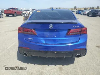 2020 Acura TLX w/A-Spec Pkg with VIN 19UUB1F63LA001267, listed as a Copart auction lot 54345815 with 72,870 mi miles and Salvage title. Bid and sale history available at DreamBid. Image 6.