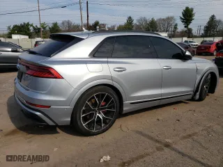 2019 Audi Q8 Premium Plus with VIN WA1EVAF18KD030527, listed as a Copart auction lot 47473323 with 63,503 mi miles. Bid and sale history available at carsss.com. Image 3.