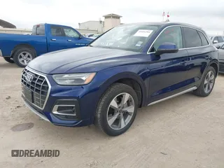 2023 Audi Q5 Premium Plus z VIN WA1BBAFY2P2078231, wystawiony jako IAAI lot #41601204 z przebiegiem 35 007 mil mil oraz . Historia ofert i sprzedaży dostępna na DreamBid. Obrazek 2.