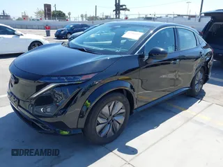 2024 Nissan ARIYA Engage with VIN JN1AF0BA3RM432762, listed as a IAAI auction lot 42293914 with 8,811 mi miles and . Bid and sale history available at DreamBid. Image 2.