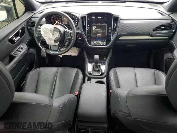 2025 Subaru Forester Limited with VIN JF2SLDNC6SH403075, listed as a Copart auction lot 57967585 with 12,612 mi miles and Salvage title. Bid and sale history available at DreamBid. Image 8.