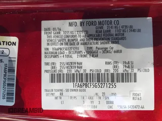 2016 Ford Mustang GT with VIN 1FA6P8CF5G5271255, listed as a IAAI auction lot 41503688 with 75,824 mi miles and . Bid and sale history available at DreamBid. Image 9.